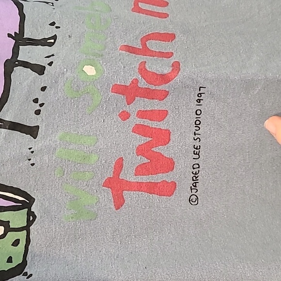 Jared Lee Studio vintage graphic tee 1997 Twitch Single Stitch - Picture 6 of 9